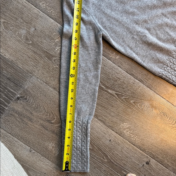 Oulino Gray Women's Crewneck Cotton/cashmere Sweater 0048 - Picture 6 of 7